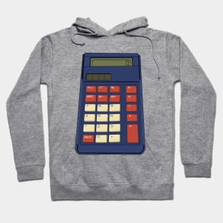 80's 90's Calculator Math School Nostalgia Hoodie